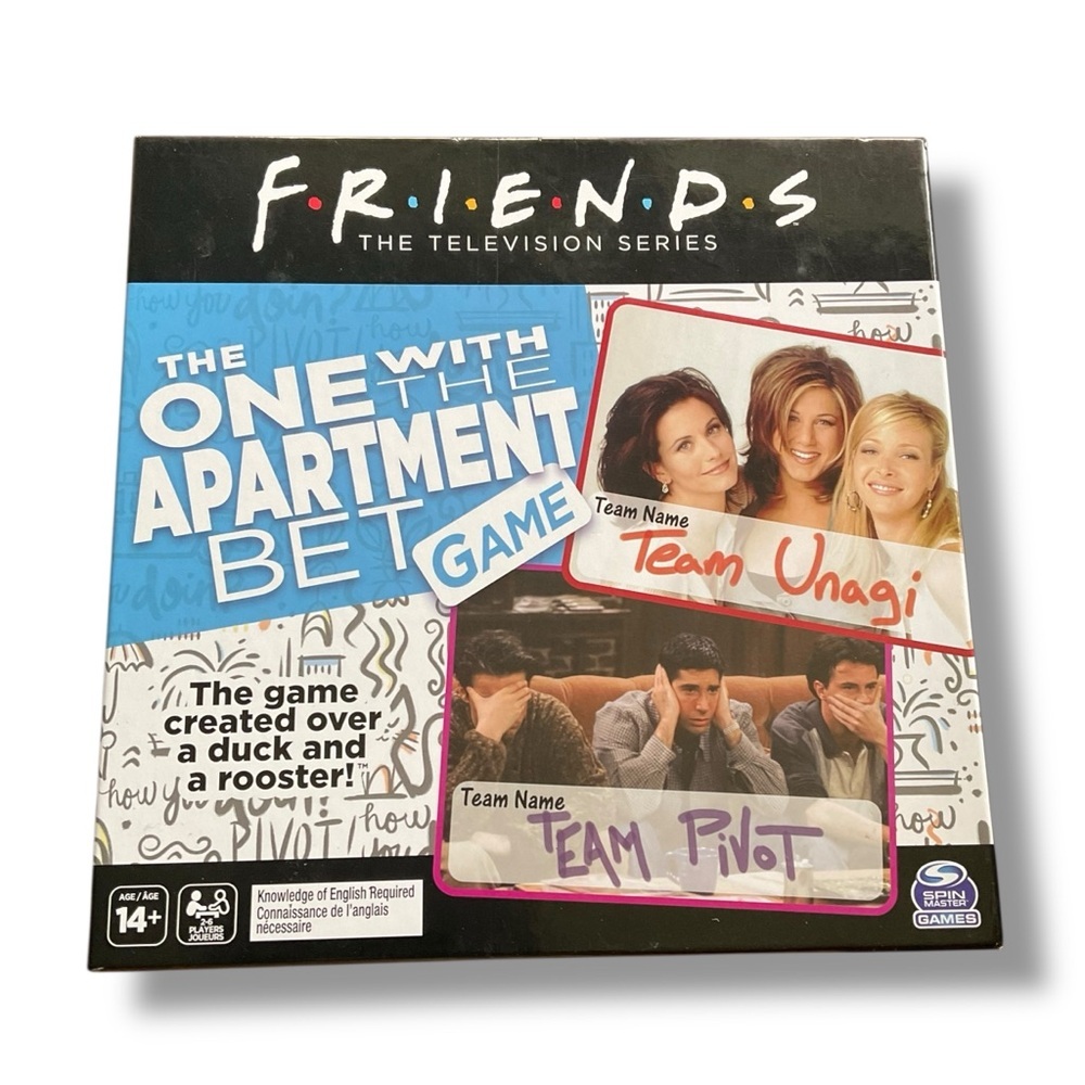Friends TV Board Game The One With The Apartment‎ Bet Trivia 14+ 2-6 Players